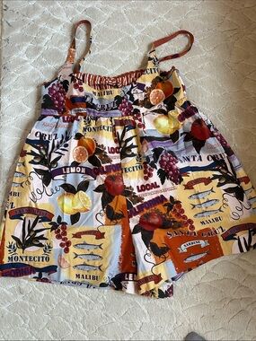 An adorable print Romper! Perfect for your next vacation